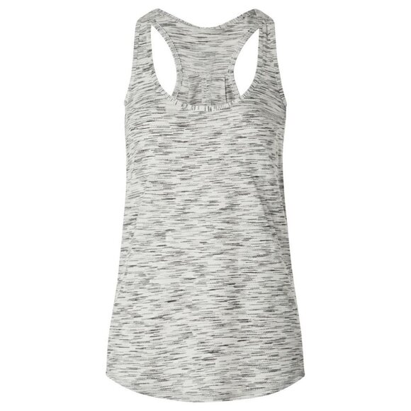 lululemon athletica Tops - Lululemon Salute the Sun Singlet II Tiger Space Dye Black White